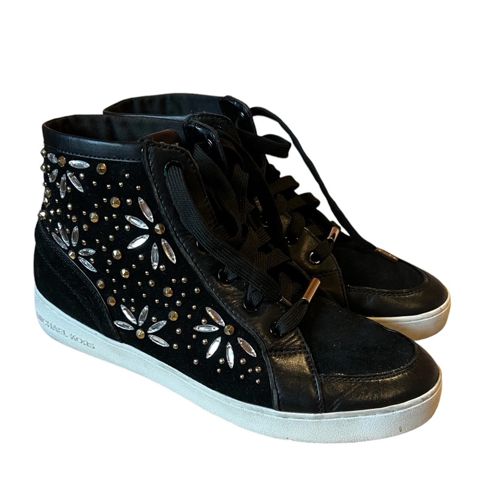 MK Nadine Suede Beaded High Tops